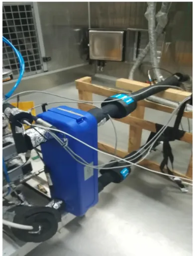 Figura 3.5: Scambiatore di calore a piastre collegato al calorimetro da 20kW a  disposizione del laboratorio “Relab” 
