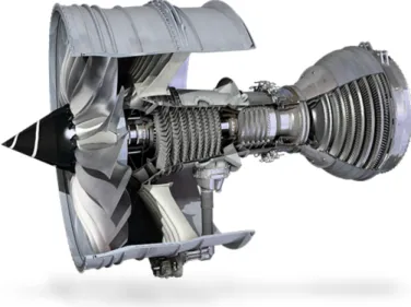 Figure 1.1: The Trent 1000 from Rolls Royce Plc: a modern turbofan engine. [54]