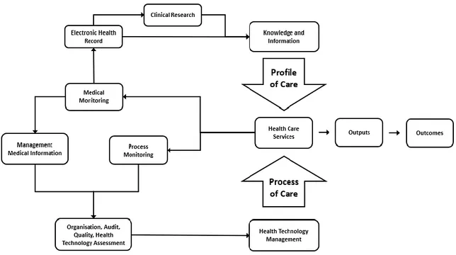 Figure 5: The profile of care and the process of care as fundamental actions in the healthcare service.