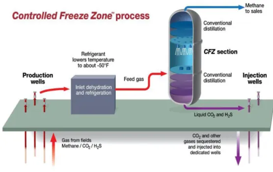 Figure  1.5.  Simplified  schematic  of  CFZ™  process  by  Valencia  et  al. 