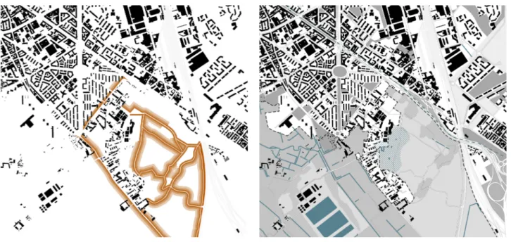 Fig. 15 _ Studio della permeabilità dell’area di progetto