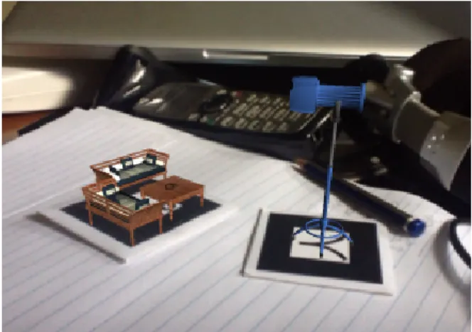 Figure 1.4 –3D graphics Augmented reality 