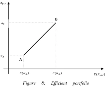 Figure  8:  Efficient  portfolio  combination 