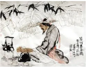 Fig. 1  Lu Yu, (733-804) is respected as the sage of tea for his strong  contribution to Chinese tea