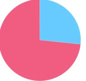 Figure 2.8: An example of a nished pie chart as it is visible on Moogle itself