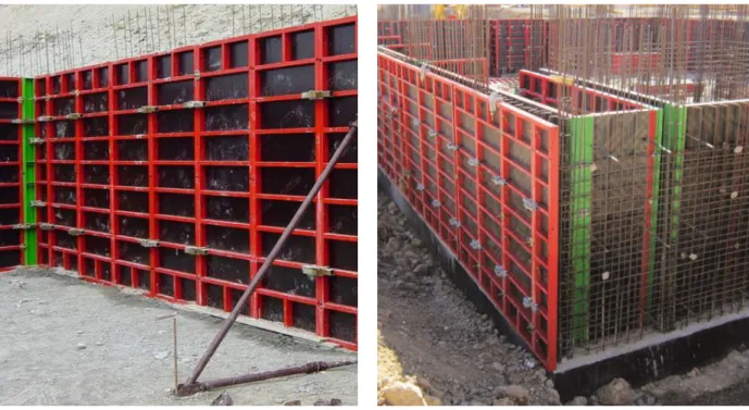 Figure 7.3: S100 wall formwork panels - 