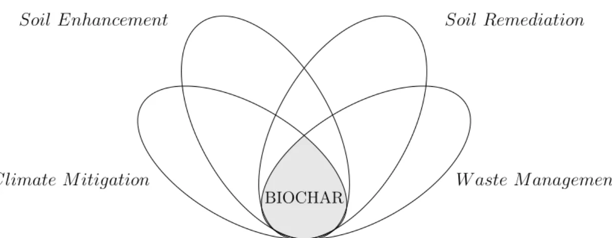 Figure 2.1: Main goals of biochar