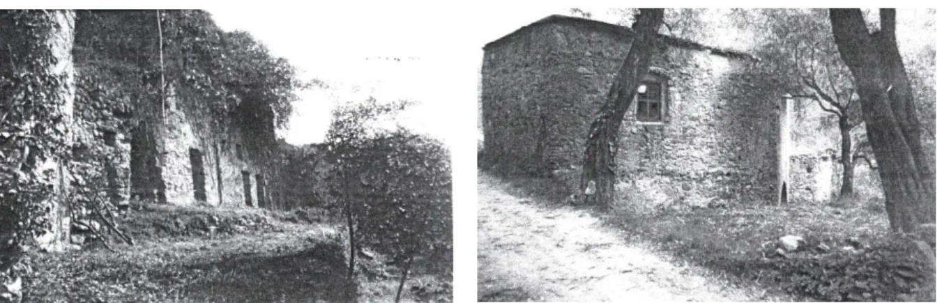 Fig.  8  –  9    Le  poche  case  rimanenti  della  borgata  del  Fossato,  a  destra  una  casa  appartenente alla Borgata Fasciola