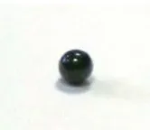 Figure 19 - A black plastic sphere of three mm of diameter used as a marker in this study.