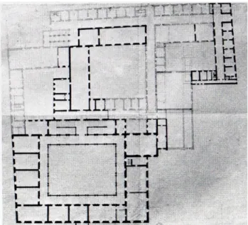 Fig. 31  Piermarini, “Sistemazione del pian  terreno del palazzo di Brera”, verso il 1780,  Foligno, Biblioteca Comunale