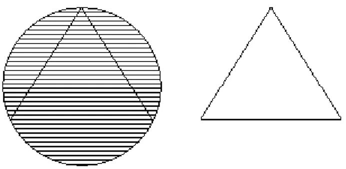 Figure 1.30. Example: presence and visibility of the same element in two images. 