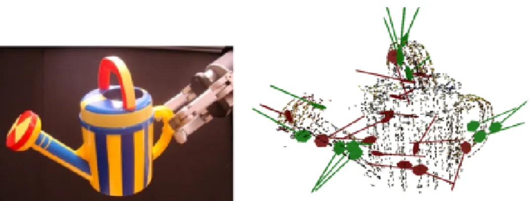 Figure 2.5: Example of positive and negative edges detected by Early Cognitive Vision features in the training set of Erkan et al.; image taken from [ 31 ]