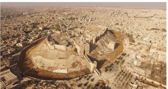 Fig 1: The Citadel of Aleppo from Sputnik website.