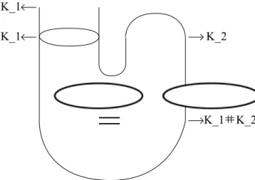 Figure 2.7: A properly embedded disc spanning K 1 .