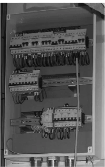 Figura 3: Measurement setup at the receiver                             Figura 4: Switchboard 