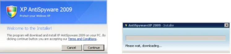 Figure 2.6: Initial installation procedure for the FakeRean/Braviax rogue an- an-tivirus family.