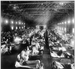 Figura 6 Vaccinazione per influenza asiatica nel 1957  L'influenza  asiatica  è  una  pandemia  influenzale  di  origine  aviaria,  che  negli  anni  1957-60  fece  circa  tre  milioni  di  morti