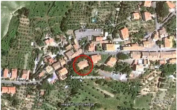 Figura 4.1 – Inquadramento territoriale della frazione di Villamagna (Google Earth) 