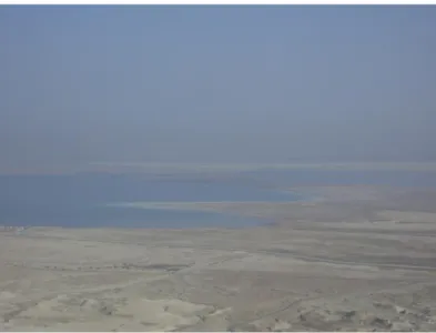 Fig N.  2  -  Panorama del Mar Morto,  visto da Masada 