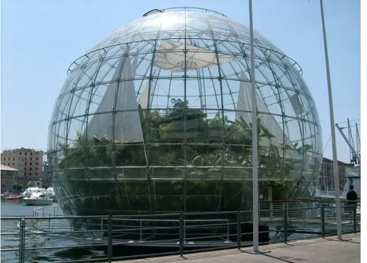 Fig. 4  La biosfera di Renzo Piano– Genova