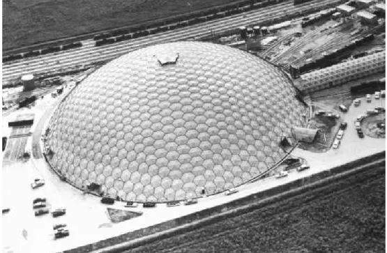 Fig. 8 Cupola della Union Tank Car Company a Baton Rouge. Architetto  Richard Buckminster Fuller