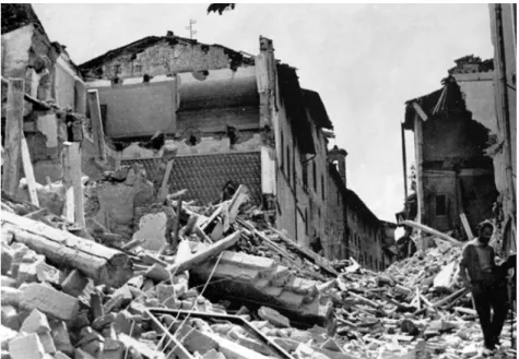 Figura 1.9: Le distruzioni durante la seconda guerra mondiale    