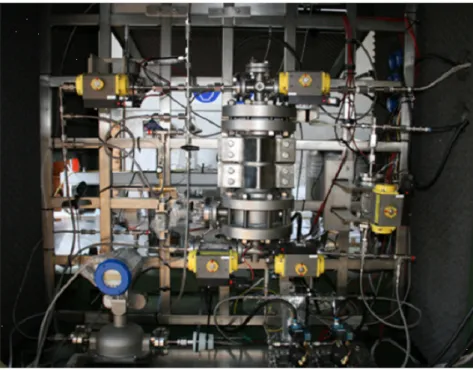 Figure 3.2.3: Picture showing the feed systemof the ALTA's test rig.