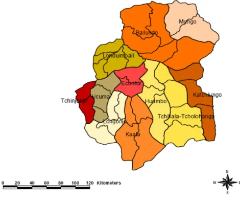 Figura 1.9: Mappa della Provincia di Huambo [14]