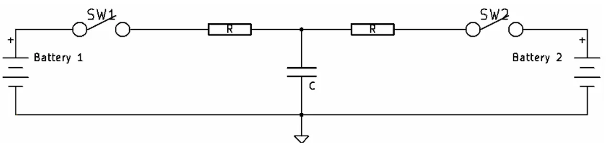 Figura 3.15 Circuito equivalente Flying capacitor. 