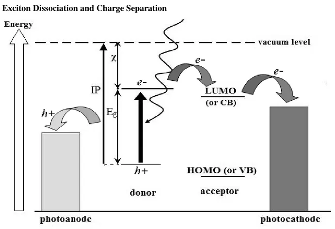 Figure 1.5 Solar cells working principle 