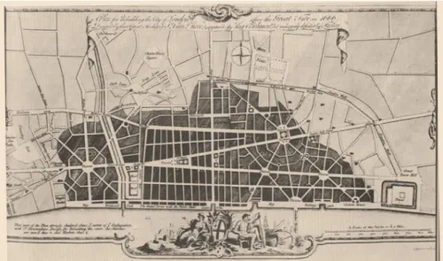Figura 17 – Progetto di ricostruzione di Christopher Wren 