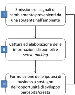 Figura 4 – il processo di sensingFormulazione delle ipotesi di 