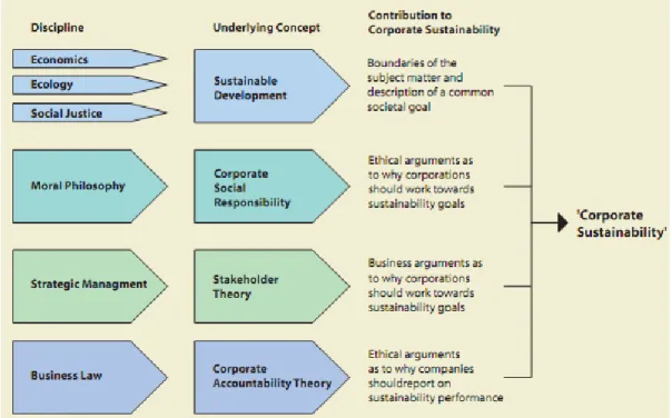 Figure 1: The Evolution of Corporate Sustainability (source: Wilson M. 2003 p.2) 