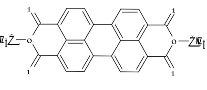 Fig. 4.1                                                                                                        N,N’-dimetilperilene-3,4,9,10-dicarbossimmide  (PDI) 