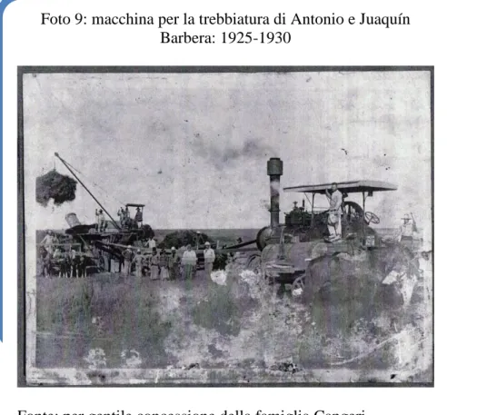 Foto 9: macchina per la trebbiatura di Antonio e Juaquín  Barbera: 1925-1930 