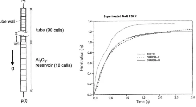 Figure 3.2: SIMMER-III representation  of THEFIS. 