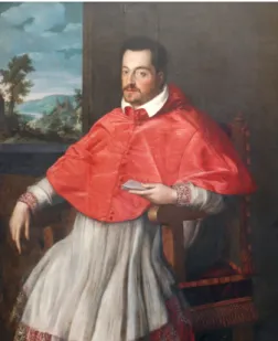 Figura 2.3: Ritratto del cardinale Ferdinando de’ Medici, Alessandro Allori, Olio su tavola, 1587