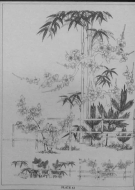 Fig. 2.1a. E. Rinaldini, Specchietto (particolare)   Fig.  2.1b.  Riproduzione  della  tavola  42  del  volume  A  Grammar  of  Japanese  Ornament  and  Design  di  T
