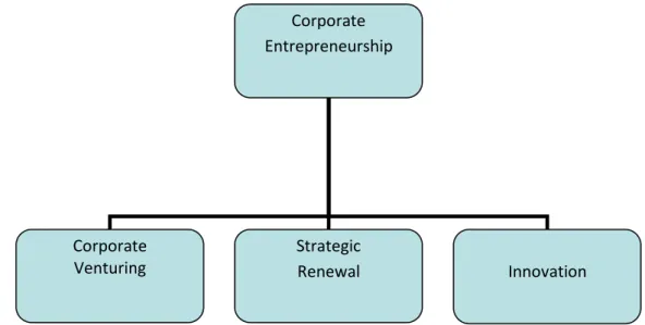 Figure 1. The three types of Corporate Entrepreneurship