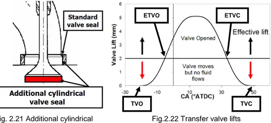 Tab. 2.4 Boundary condition of the fluid domain considered Fig. 2.21 Additional cylindrical 