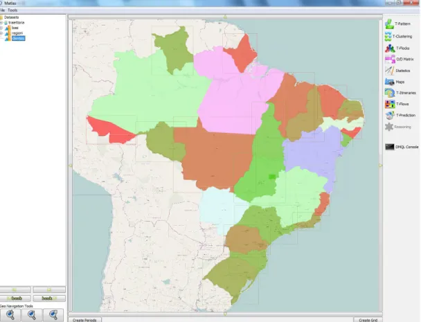 Illustrazione 4.7: Gli stati federali brasiliani, evidenziati in colori differenti.