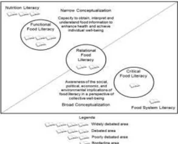Fig. 2. Debated area in the field of “Food Literacy”. 