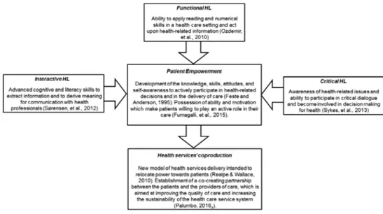 Figure 1. the role of Hl in empowering patients. Source: authors’ elaboration.