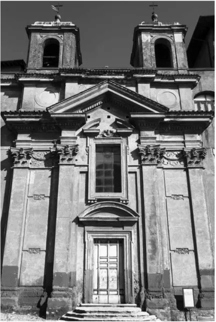 Fig. 4.2  Palestrina, Chiesa di Santa Rosalia nel Palazzo Colonna- Colonna-Barberini, facciata (nel 2019 in restauro).