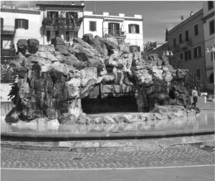 Fig. 4.7  Lanuvio, Fontana degli Scogli