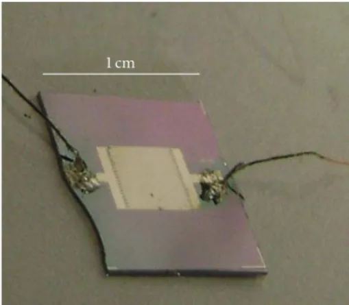 Figure 1: Optical image of the tested sensor.