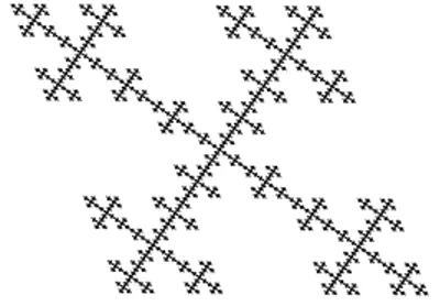 Figure 2. Rhomboidal Vicsek snowflake