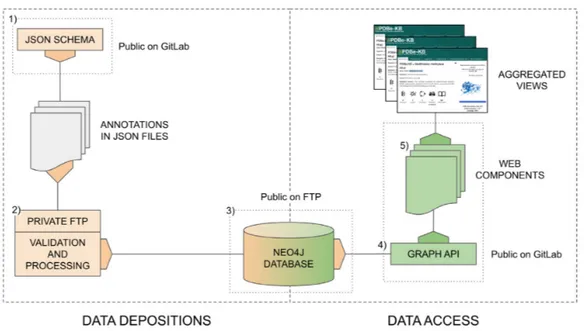 Figure 2. The infrastructure of PDBe-KB can be divided into data deposition and data access parts