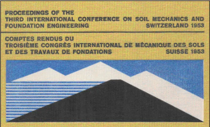Figure 3. Extract from the Fifth Technical Session of the  Conference on Stability of Earth Slopes hosted in Stockholm,  with photograph of the Zalesina landslide [8].