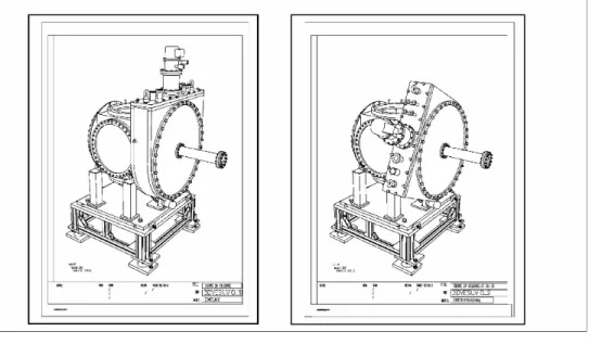 Figure 2.7: Schematics of the rotating filter chamber of the VESUVIO spec- spec-trometer.